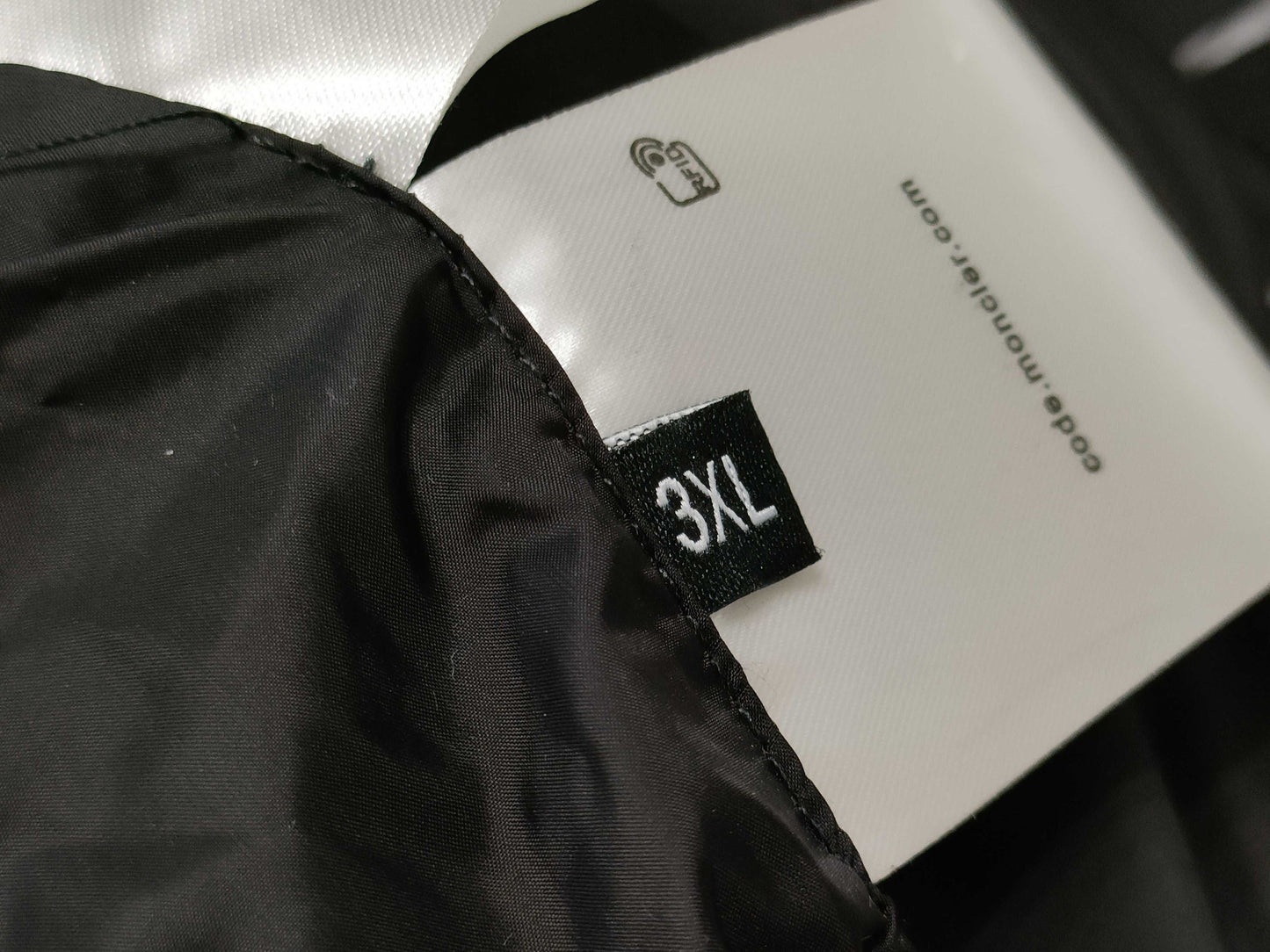 MONCLER Down Jacket Black 3XL ZIND 2015 6504 Jacket