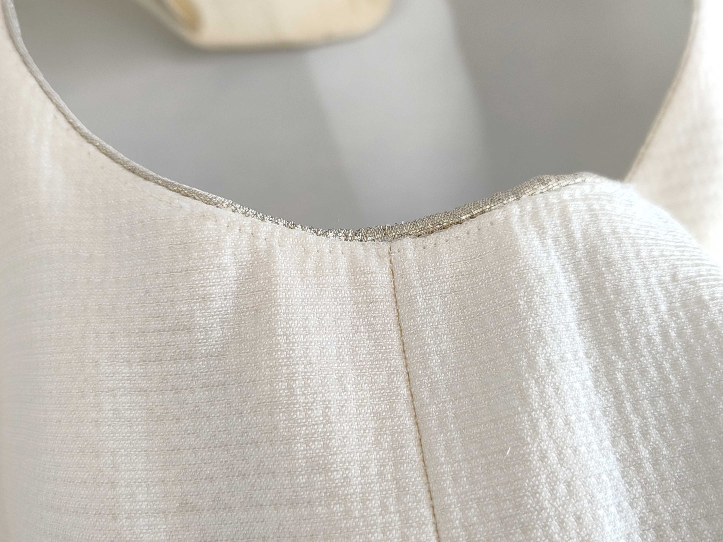 CHANEL Dress P40821W04662 #36 Cream x Gold