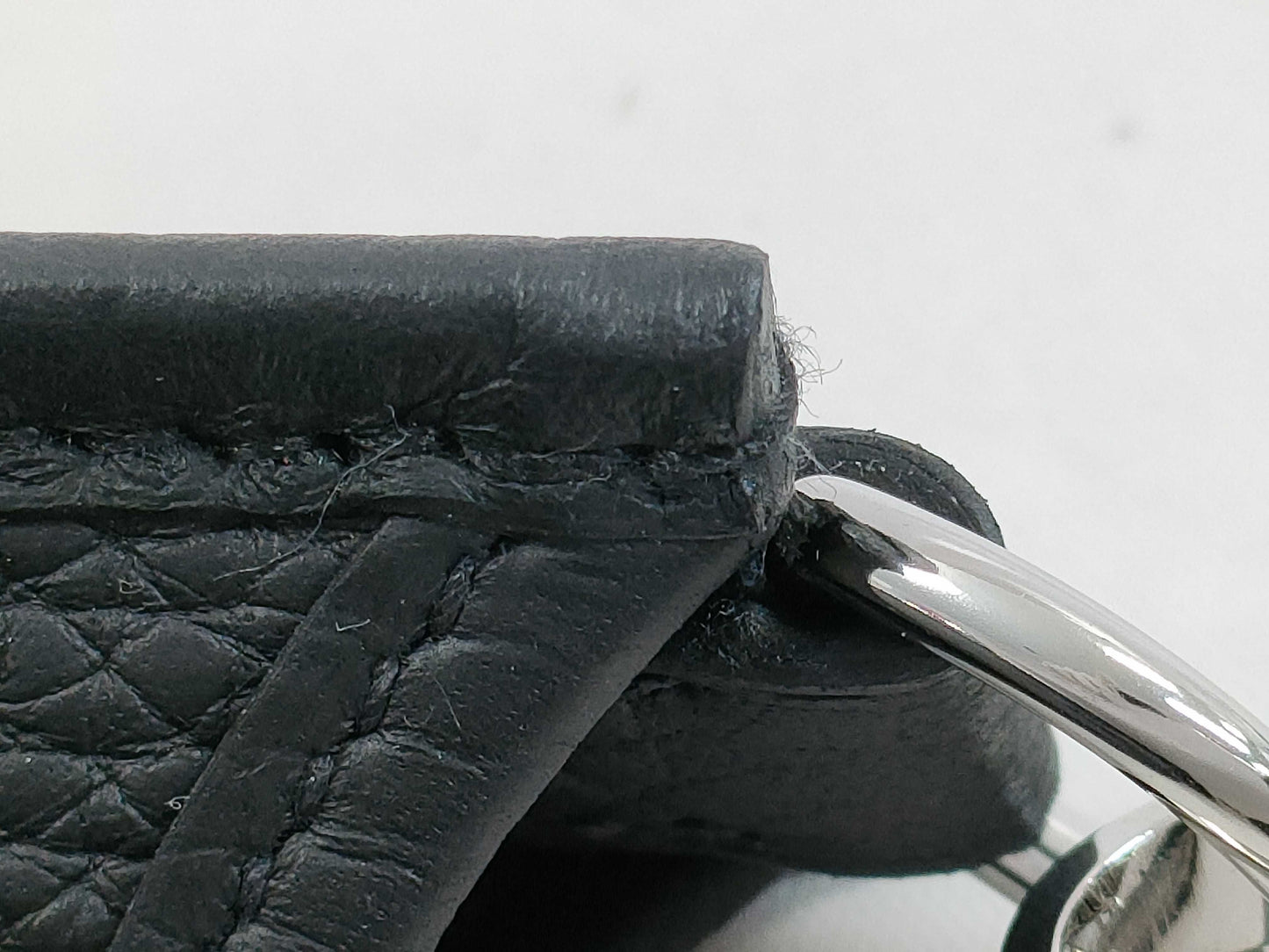 HERMES Evelyn TPM Taurillon Clemence Black W-stamped Shoulder Bag