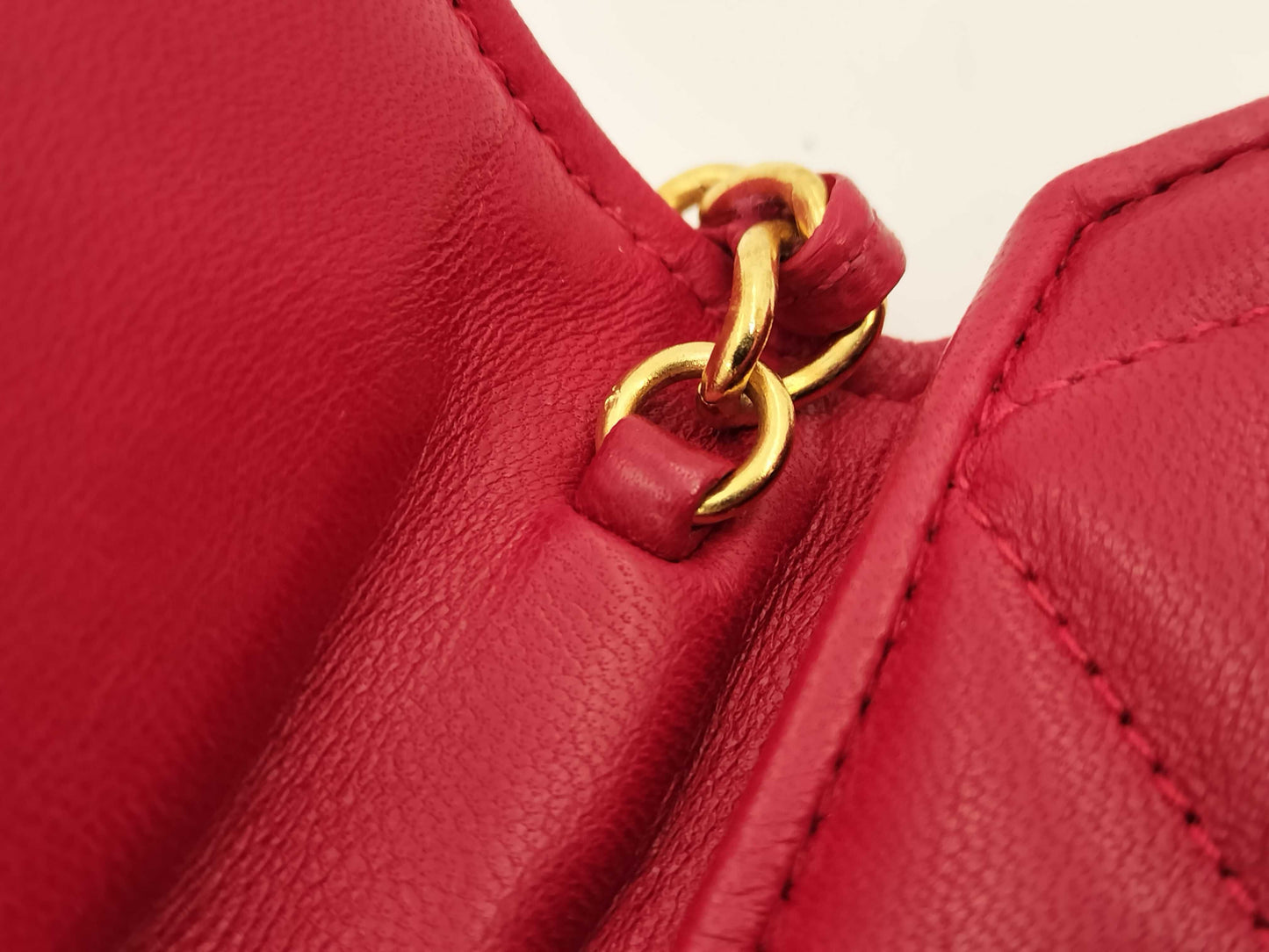 CHANEL Matelasse Octagon Lambskin Chain Shoulder Bag