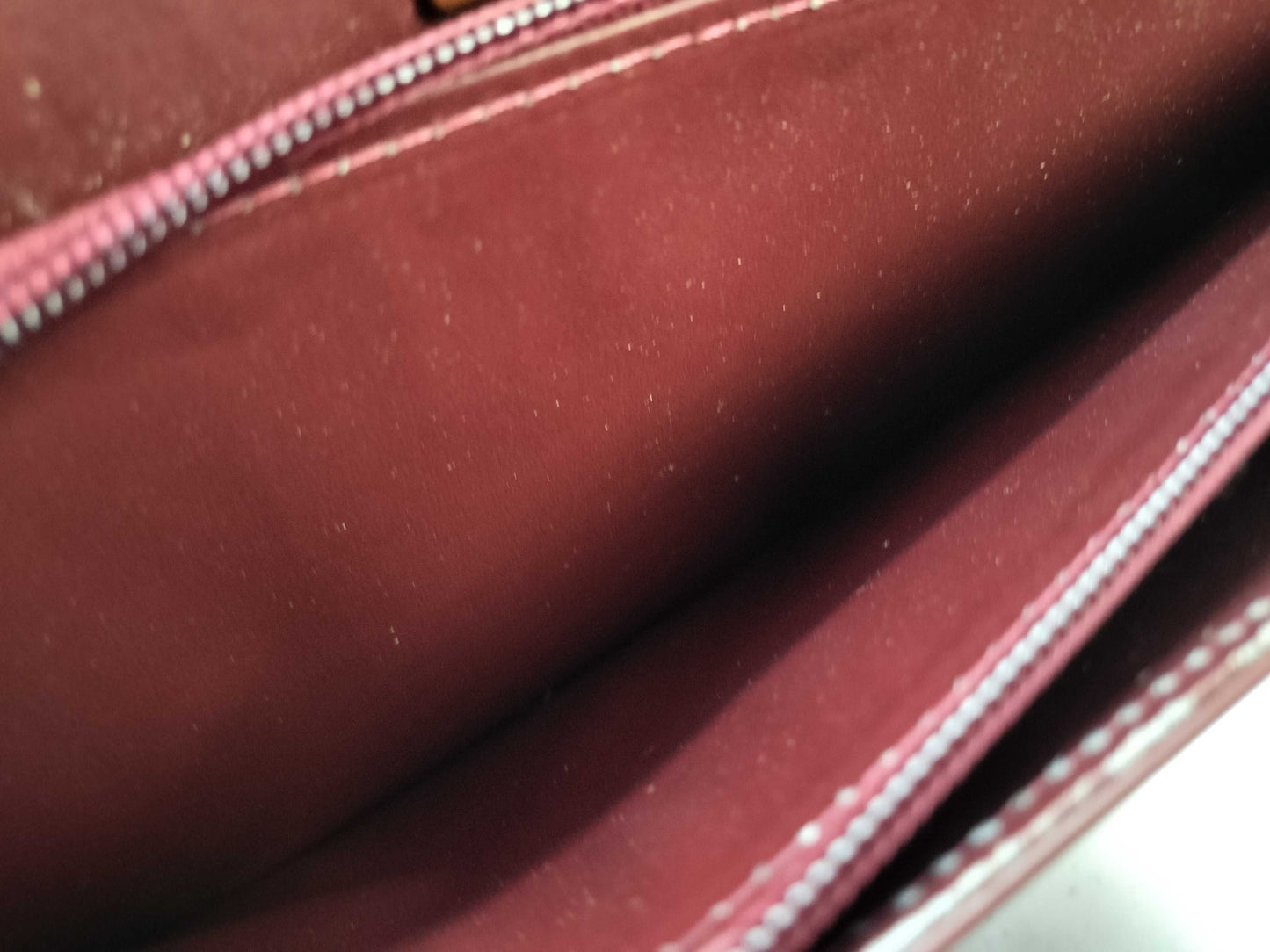 Cartier Must Line Leather Shoulder Bag Bordeaux