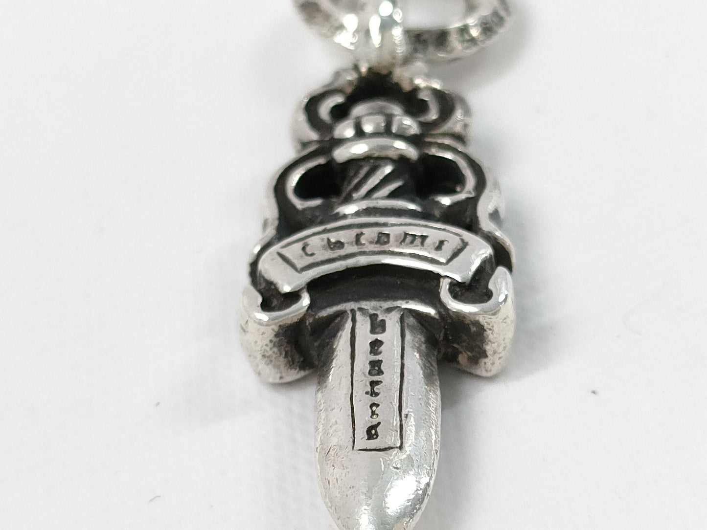 CHROME HEARTS Dagger Charm Pendant with Guarantee
