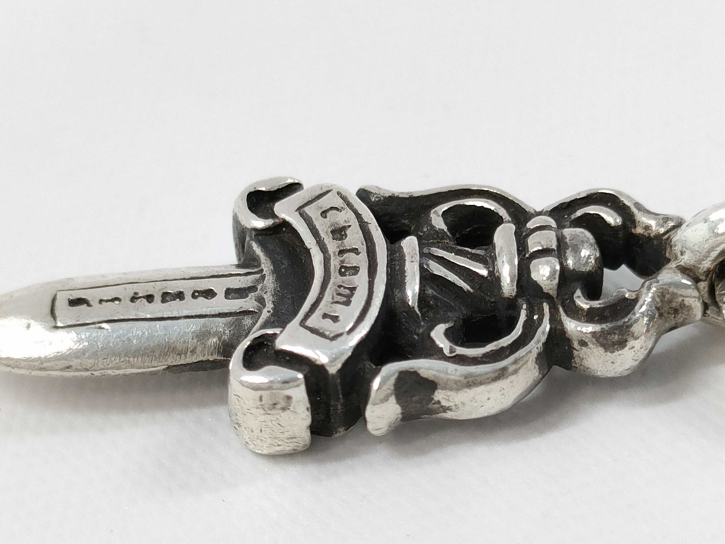 CHROME HEARTS Dagger Charm Pendant with Guarantee