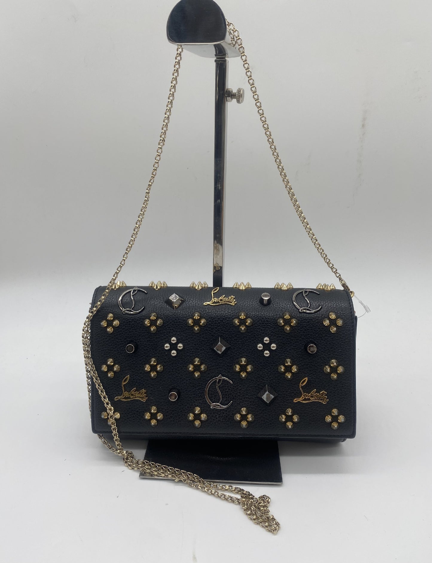 Christian Louboutin Bag Paloma Clutch Multi-Stud Shoulder Bag