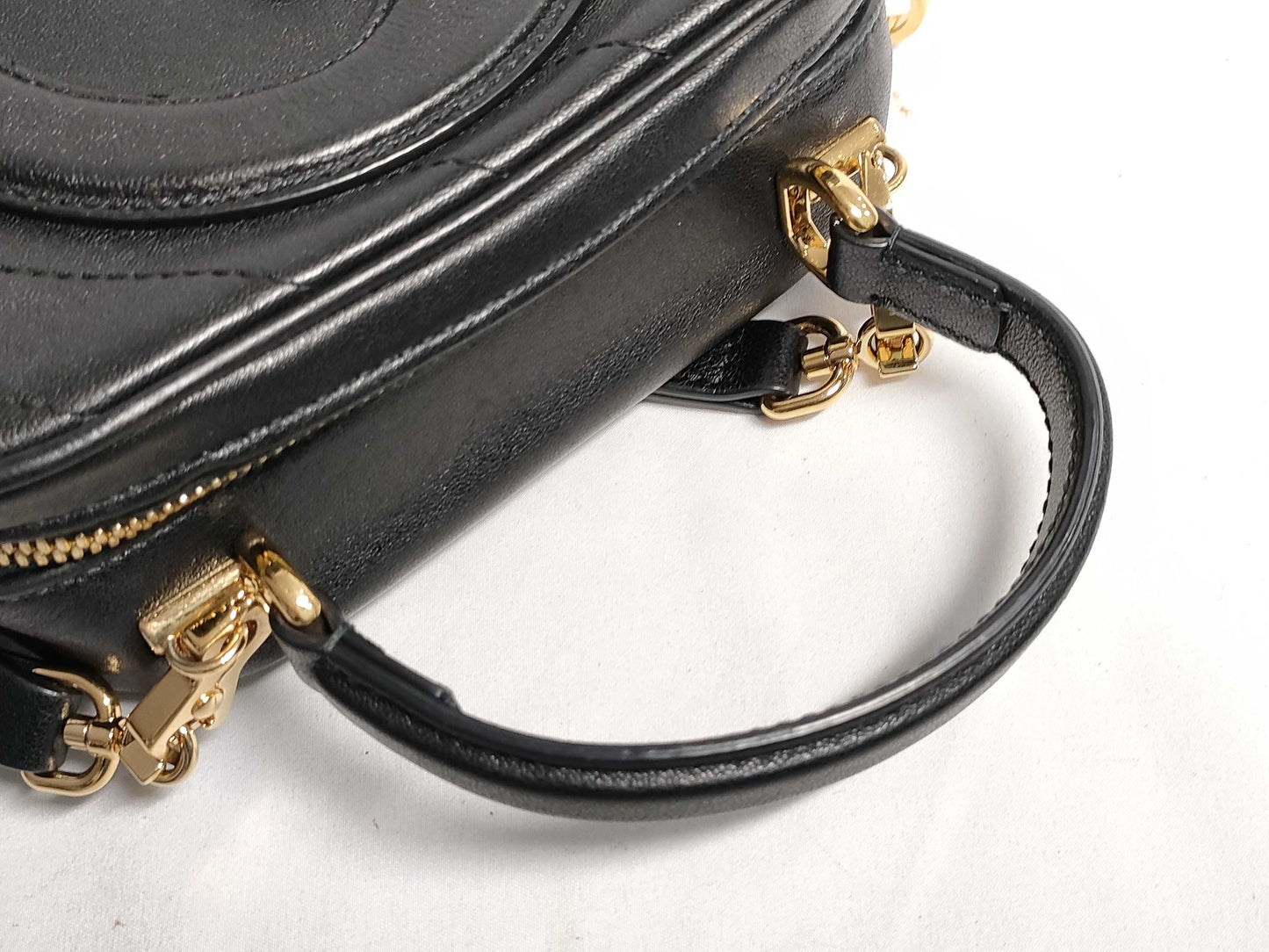 GUCCI Blondie Top Handle Bag 744434 Leather Shoulder Bag Handbag