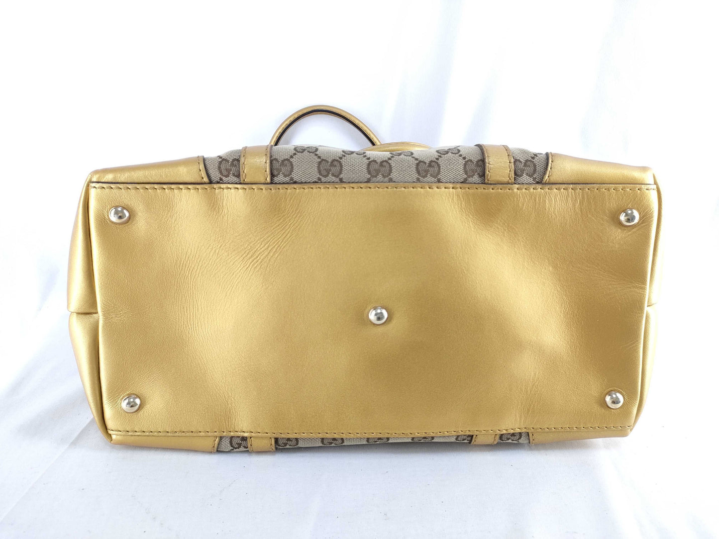 GUCCI Heart GG Canvas Tote Bag