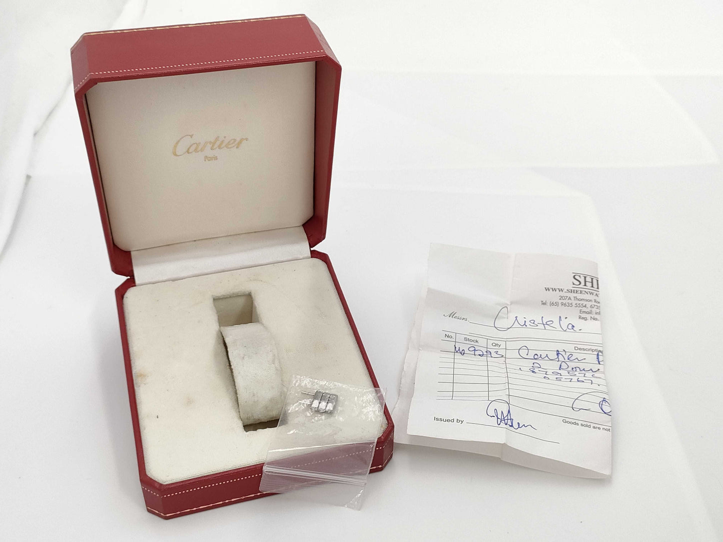 Cartier Santos 187957 05767 Quartz 2-row Unmoving Boys' Watch