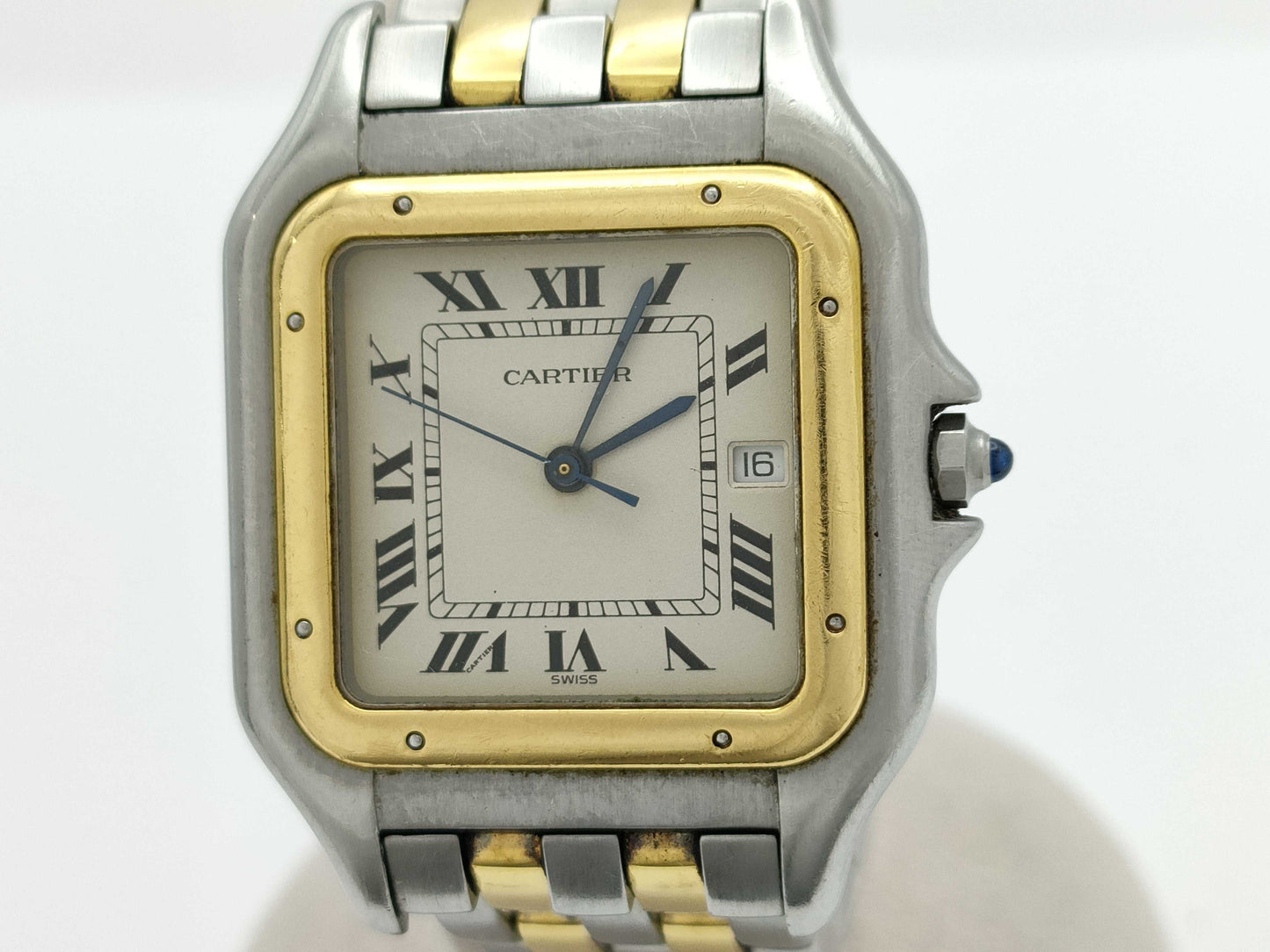 Cartier Santos 187957 05767 Quartz 2-row Unmoving Boys' Watch