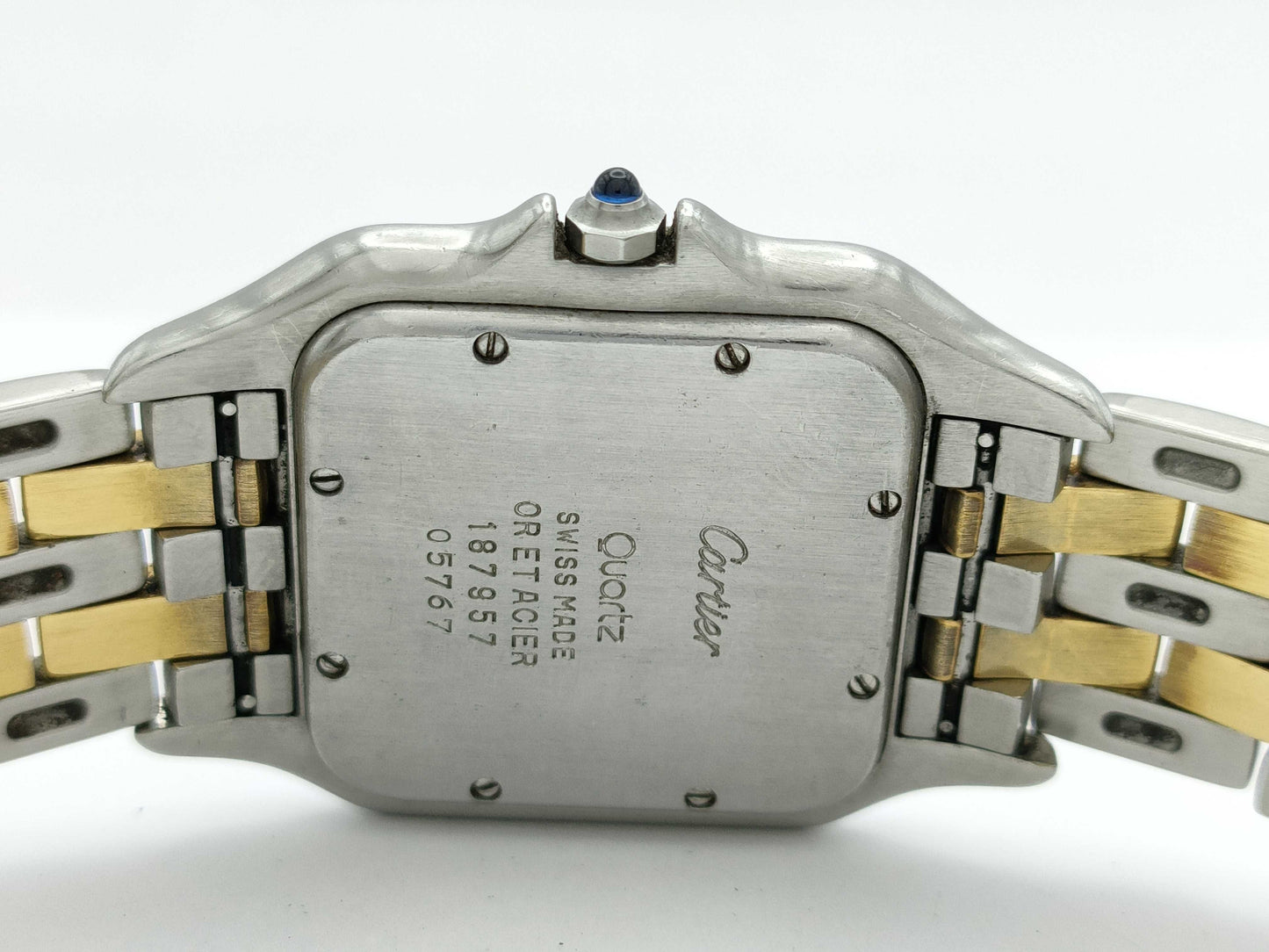 Cartier Santos 187957 05767 Quartz 2-row Unmoving Boys' Watch