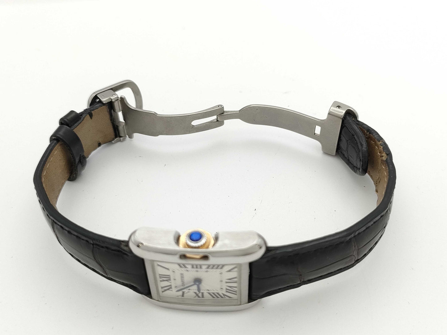 Cartier Tank Anglaise SM 3485 195888SX Quartz Unmoving Women's Watch