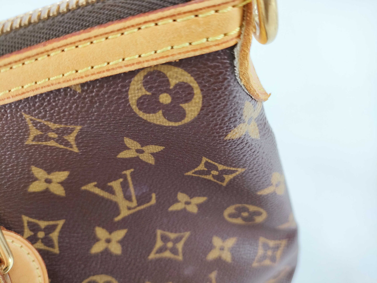 LOUIS VUITTON Palermo PM Handbag M40145 SR3077