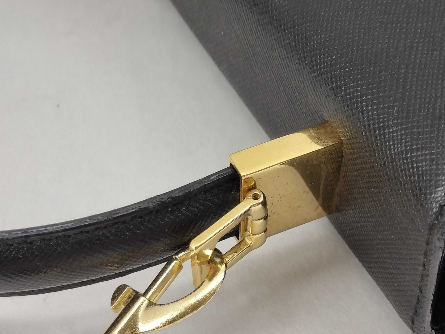 Salvatore Ferragamo 2-Way Gancini Saffiano Leather Handbag