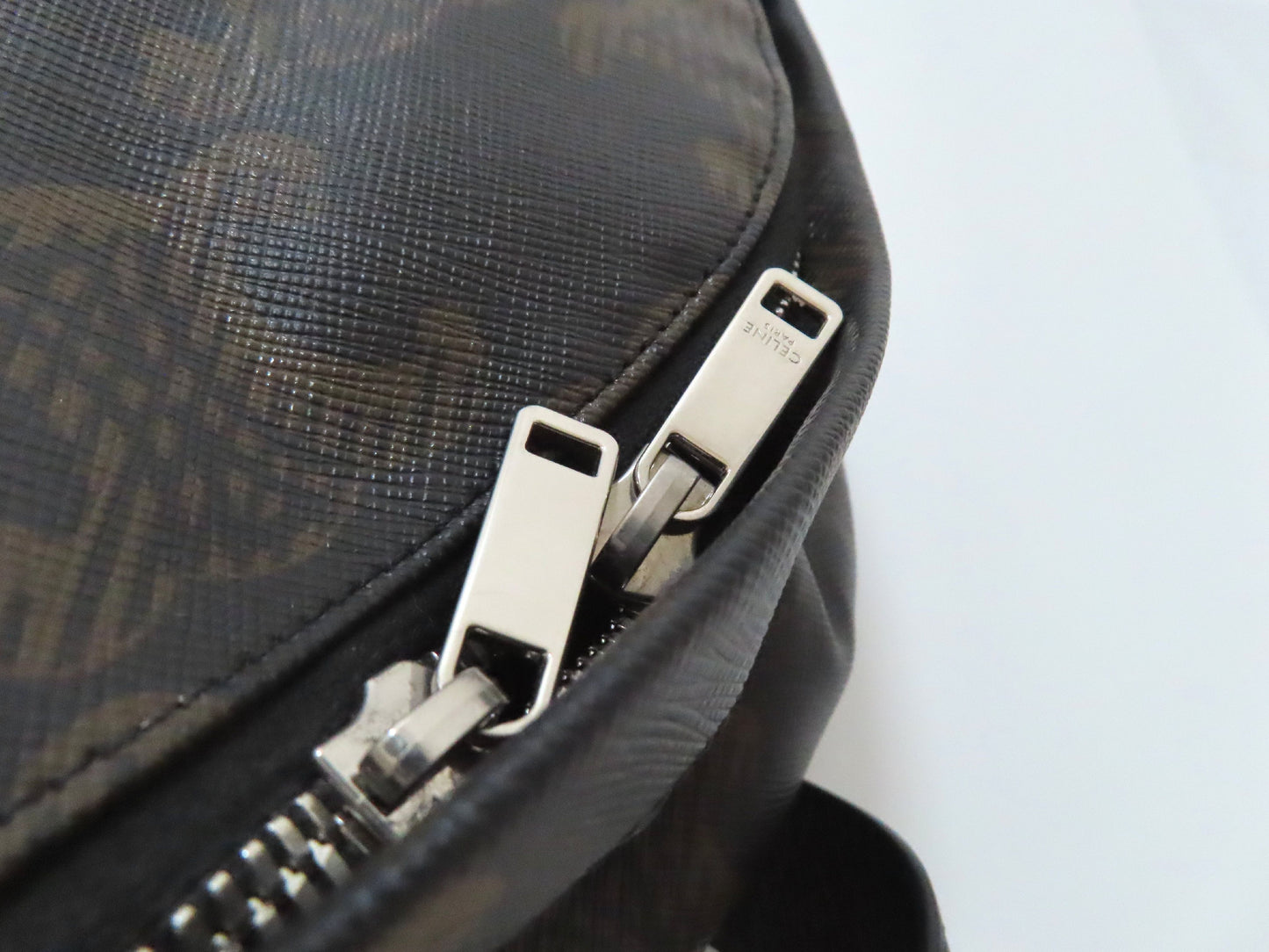 CELINE Medium Backpack / Triomphe Canvas XL Black Rucksack 188382EOI.38SI