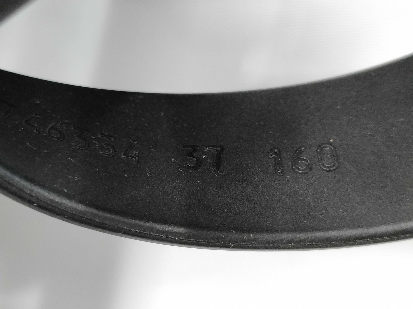 GUCCI Gucci Thong Sandals, Rubber, Black, 746334, Size 37