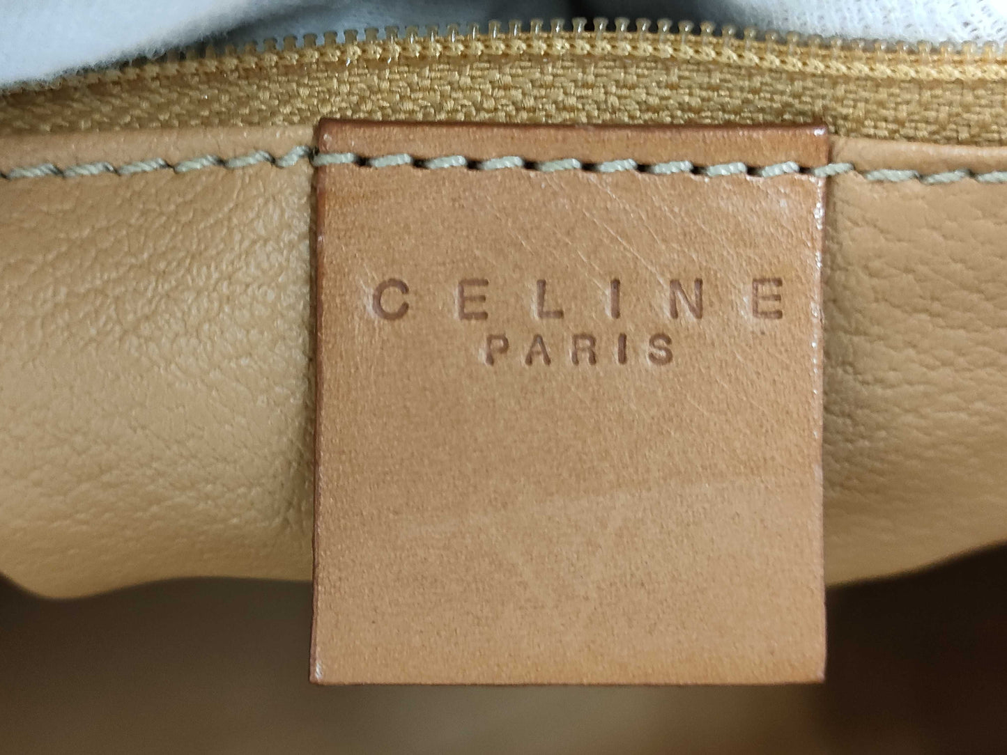 CELINE Macadam PVC Triomphe Boston Bag