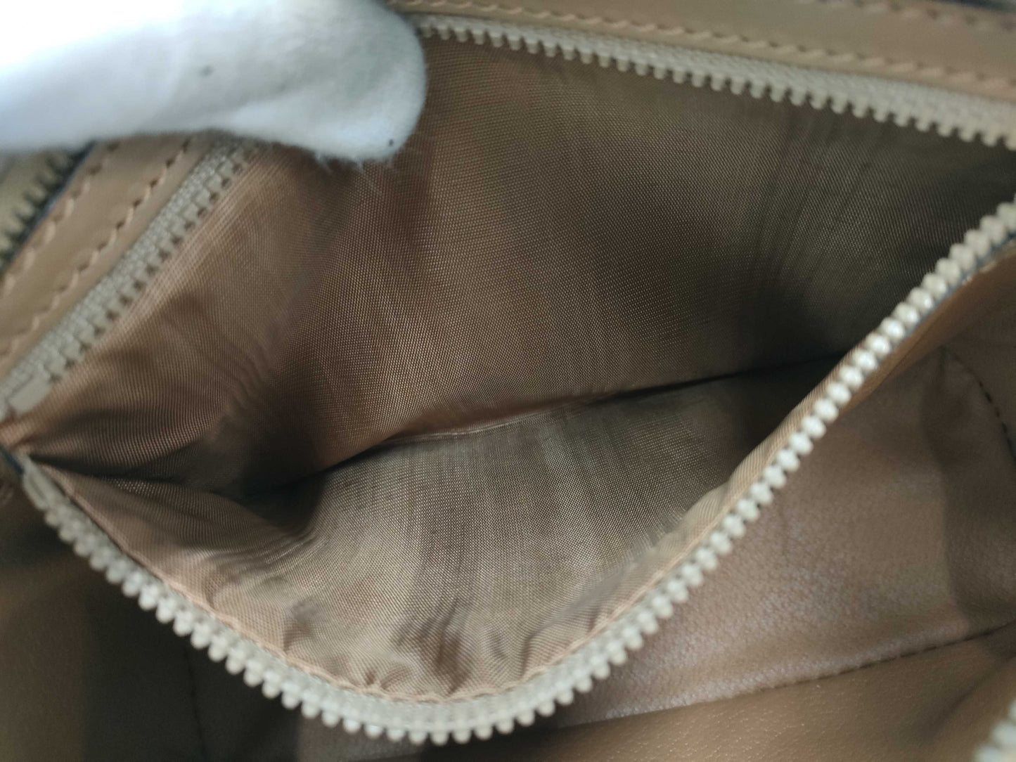 CELINE Stitched Leather Camera Shoulder Bag
