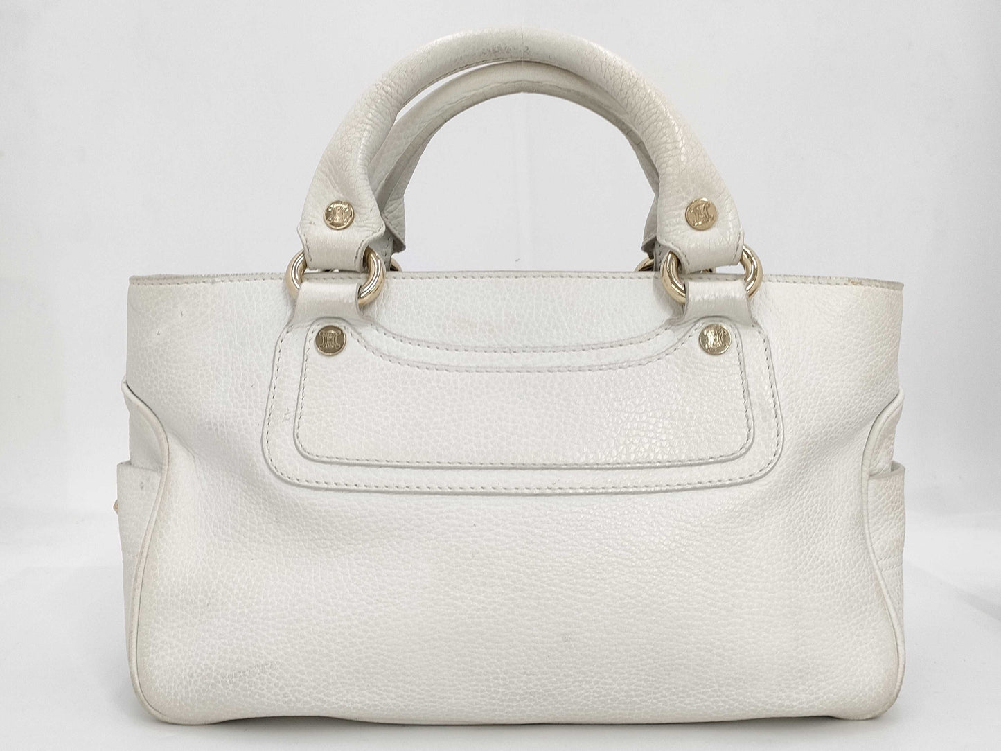 CELINE Boogie Bag Triomphe Leather Handbag