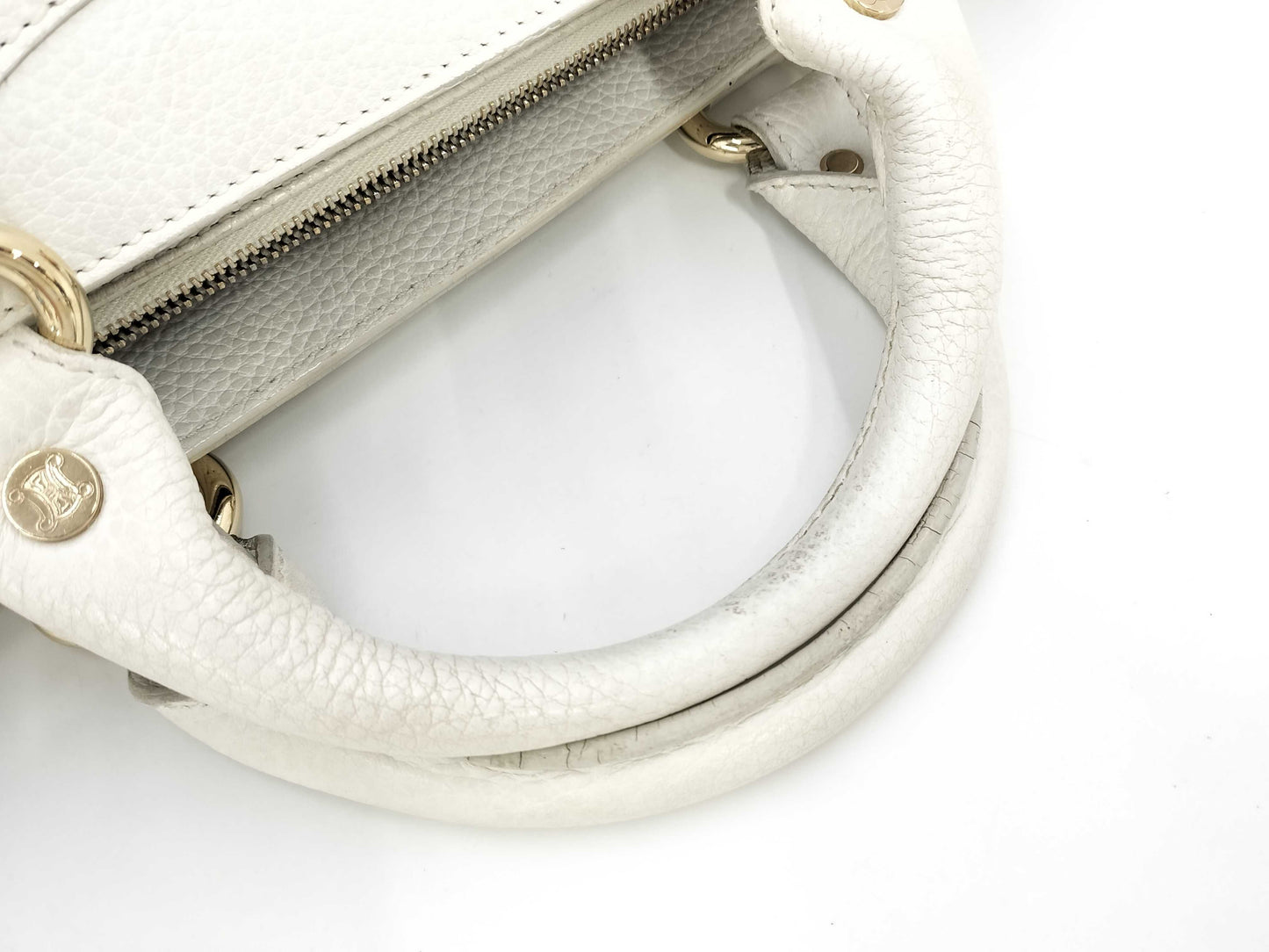 CELINE Boogie Bag Triomphe Leather Handbag