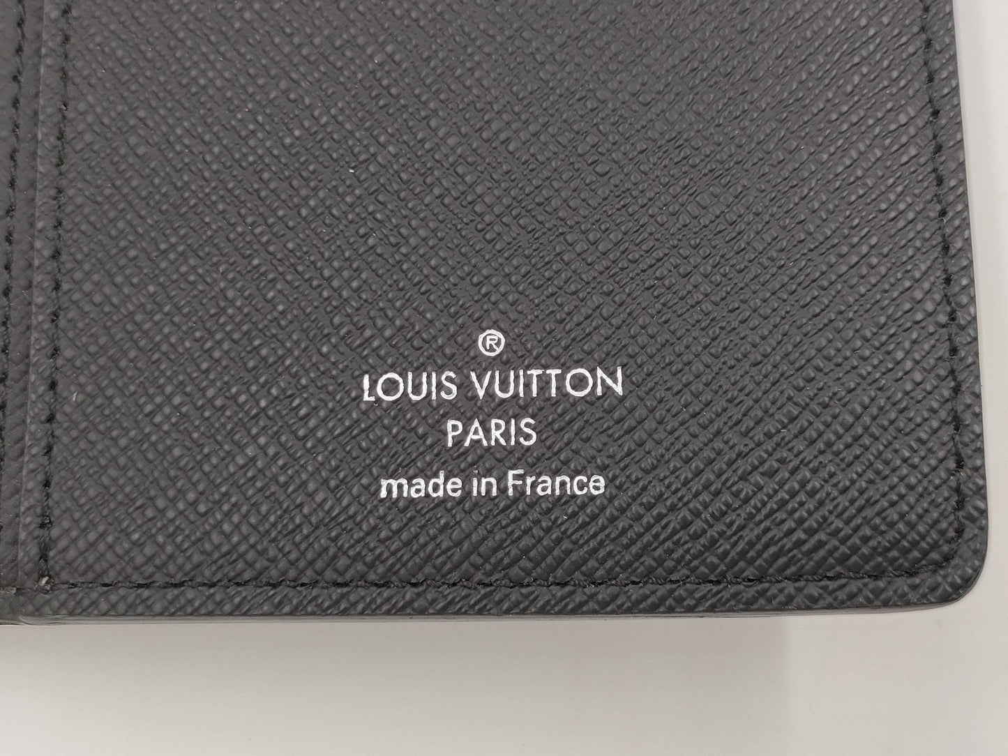 LOUIS VUITTON Graphite Brazza Wallet
