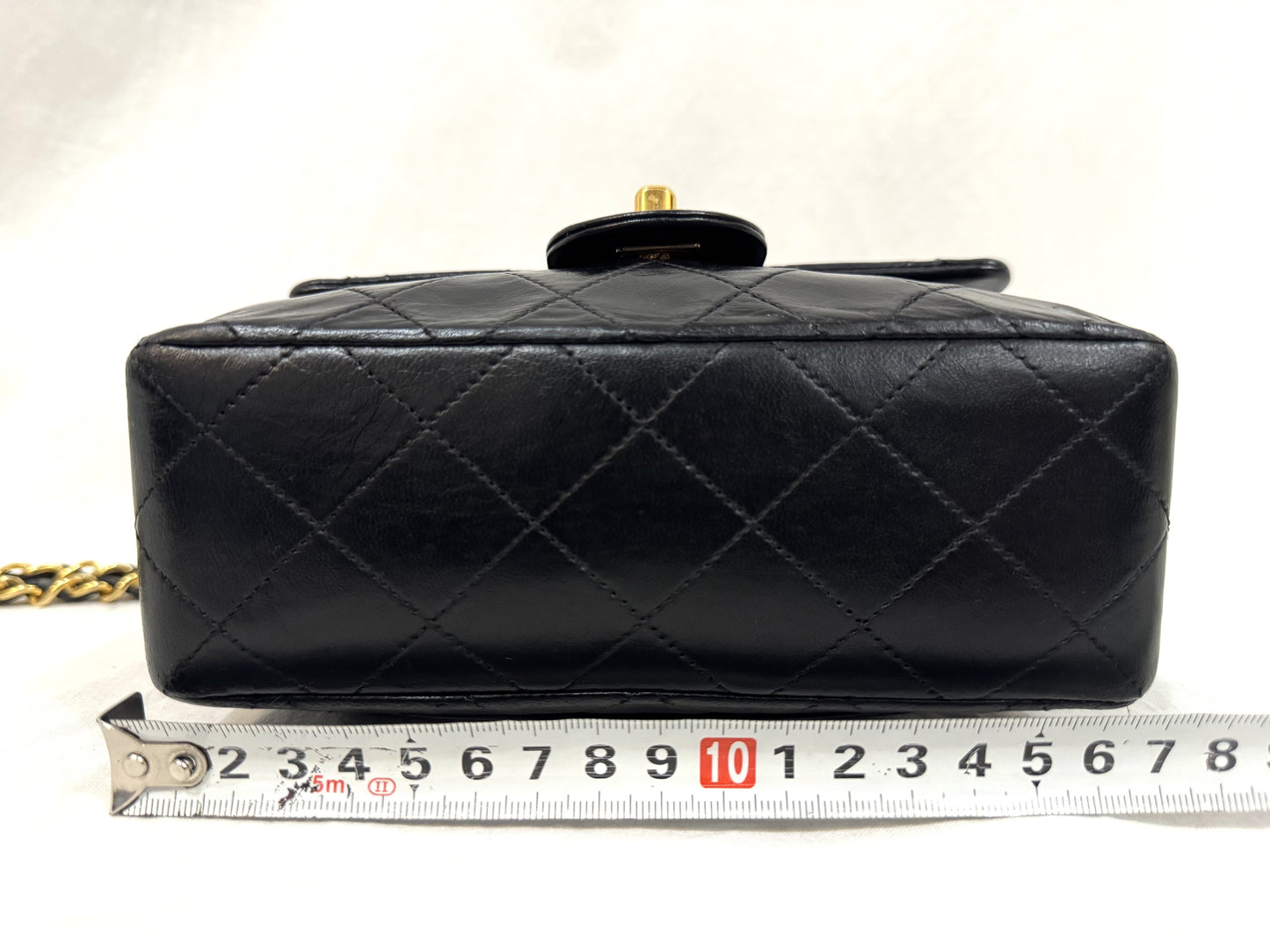 CHANEL Lambskin Mini Matelasse 17 Shoulder Bag with GD Hardware and 107cm Chain