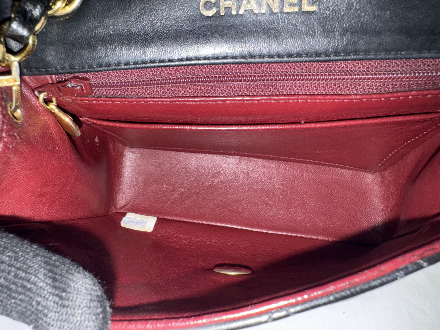 CHANEL Lambskin Mini Matelasse 17 Shoulder Bag with GD Hardware and 107cm Chain