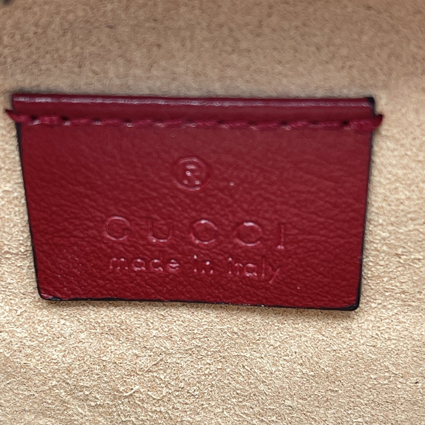 GUCCI Gucci Velvet Round Shoulder Bag