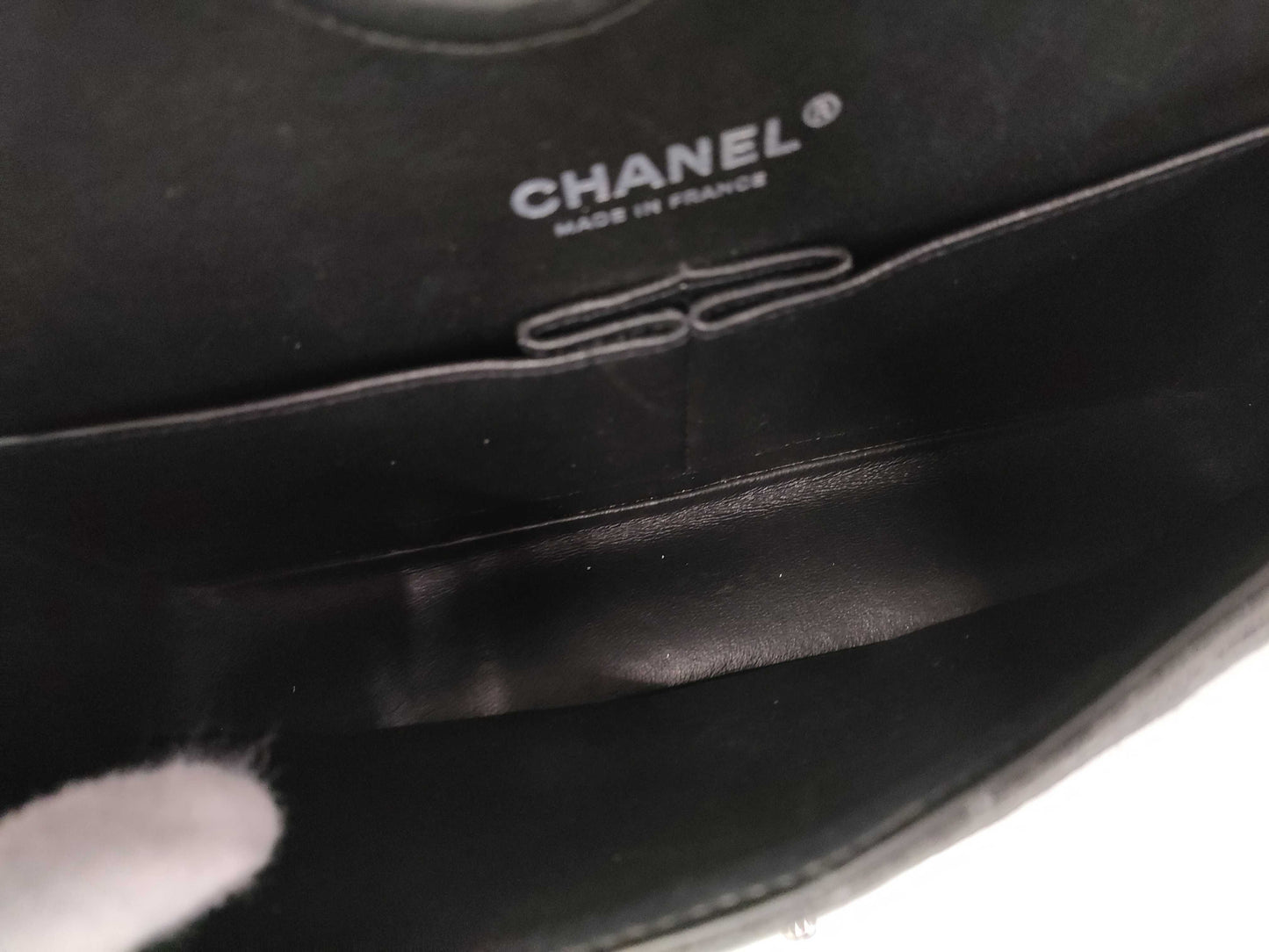 CHANEL Double Flap Denim Gray SS Shoulder Bag