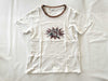 SAINT LAURENT PARIS YSL logo T-shirt with current tag