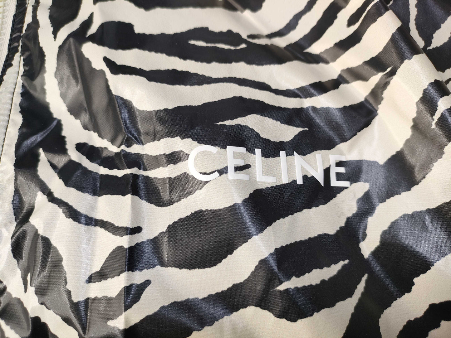 CELINE Zebra Nylon Jacket, Current Tag, Hedi, Men's, Hanger Included, Excellent Condition, Like New