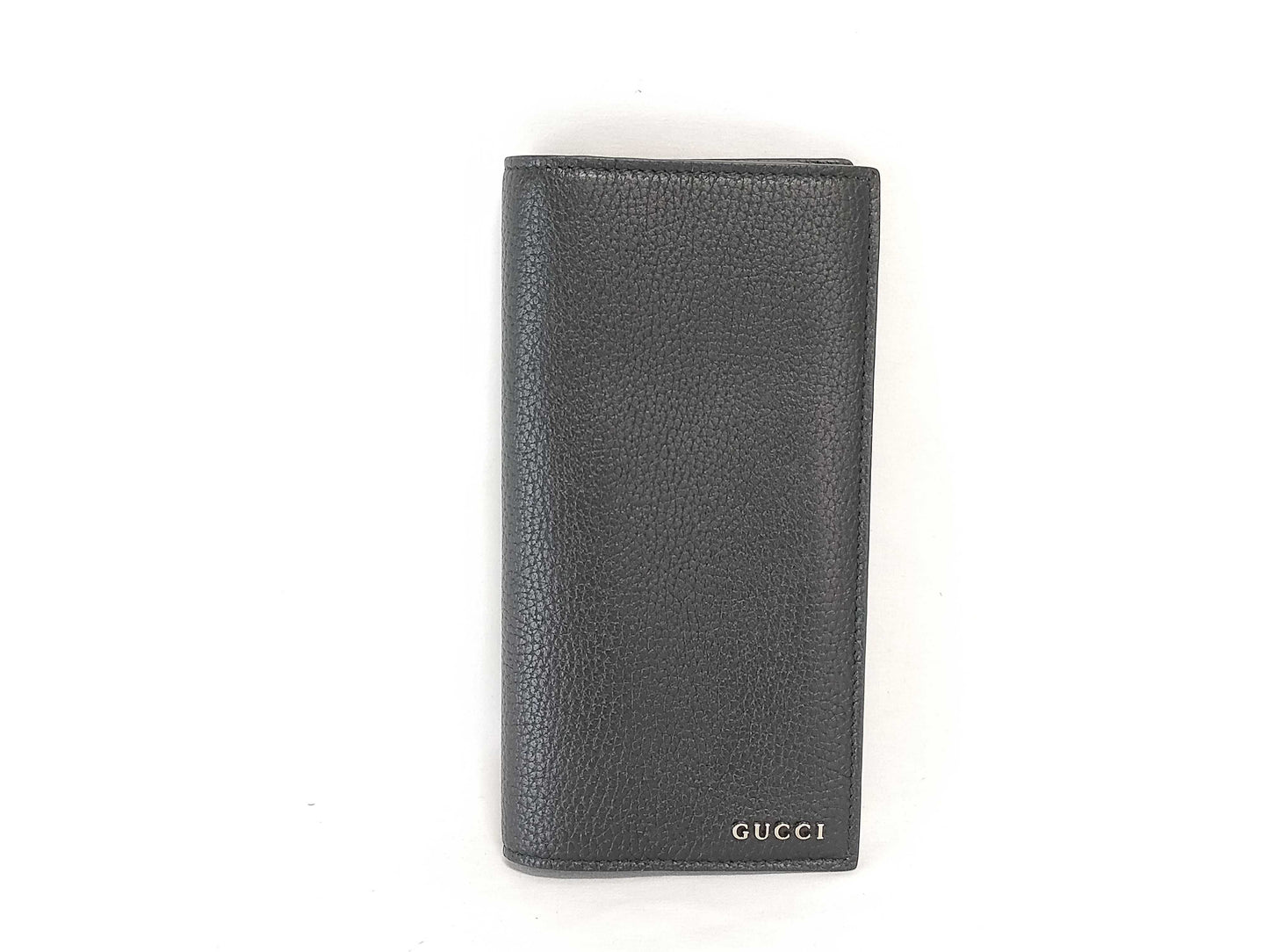 GUCCI Bifold Long Wallet Black Leather 795296 Wallet