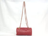 CHANEL Lambskin Matelasse Long Chain Boston Shoulder Bag
