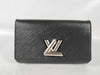 LOUIS VUITTON M62038 Epi Leather LV Epi Portefeuille Twist Chain M62038 Black Shoulder Bag