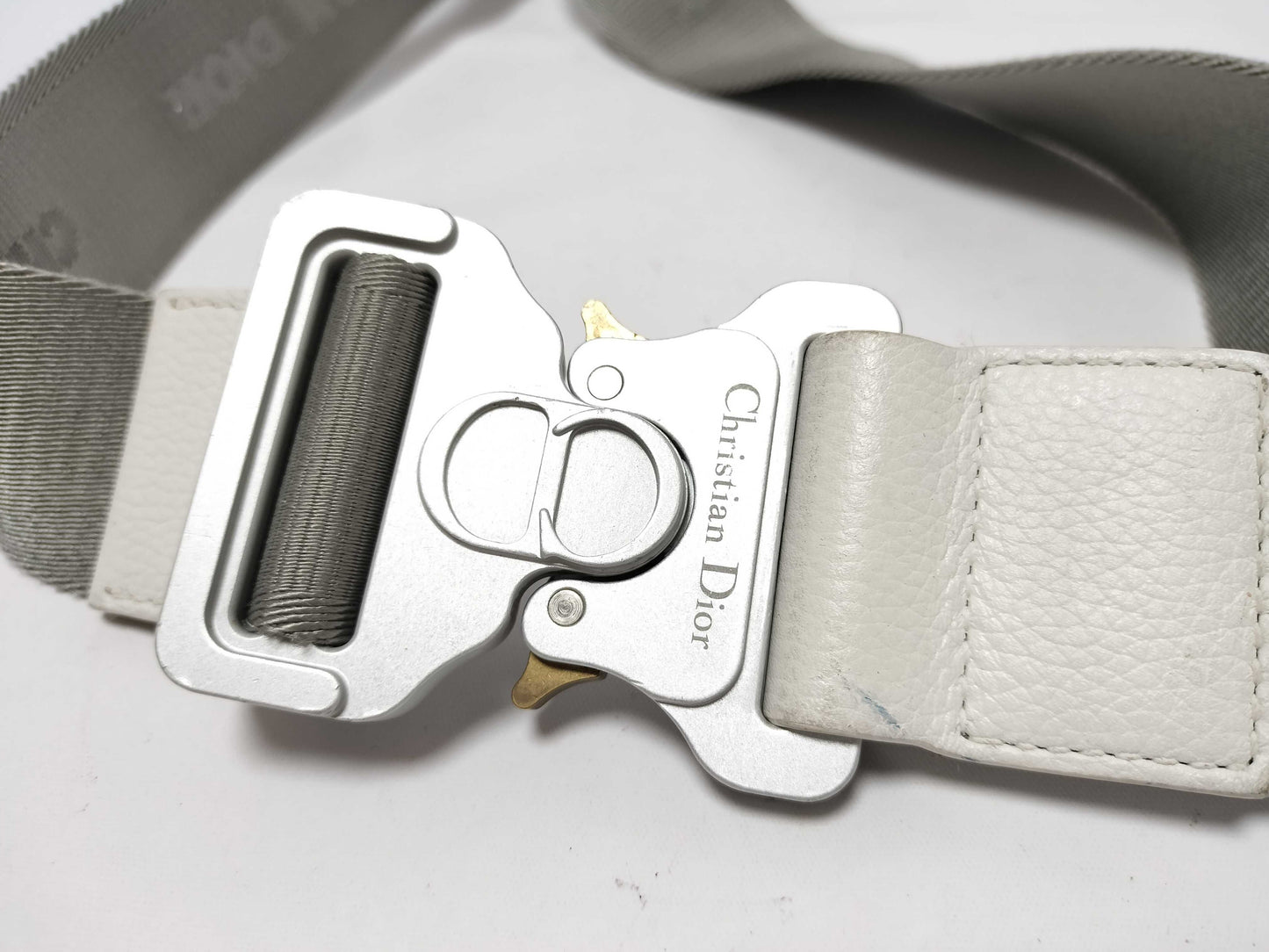 Dior Saddle Bag Leather White Shoulder Bag