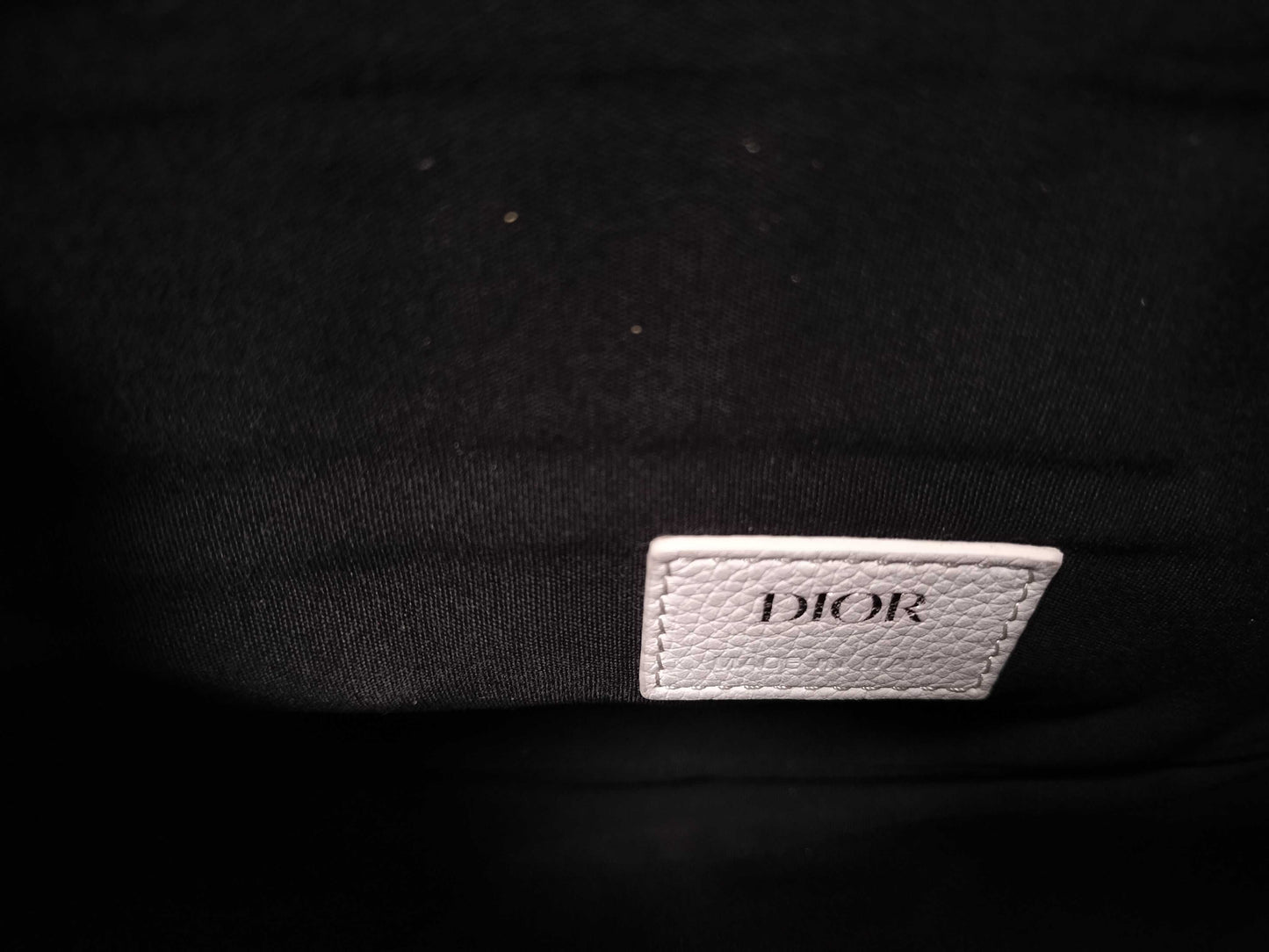 Dior Saddle Bag Leather White Shoulder Bag