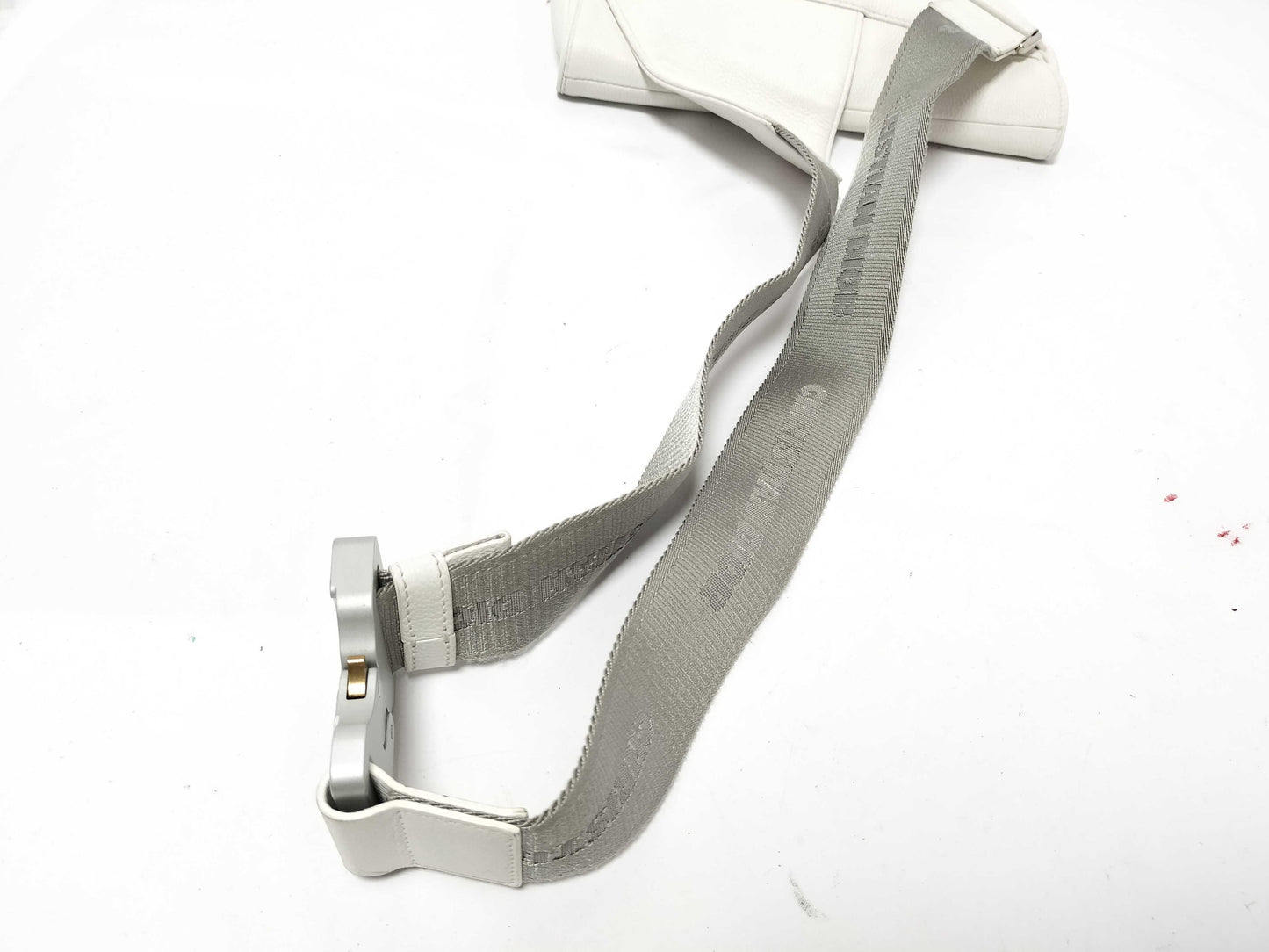 Dior Saddle Bag Leather White Shoulder Bag