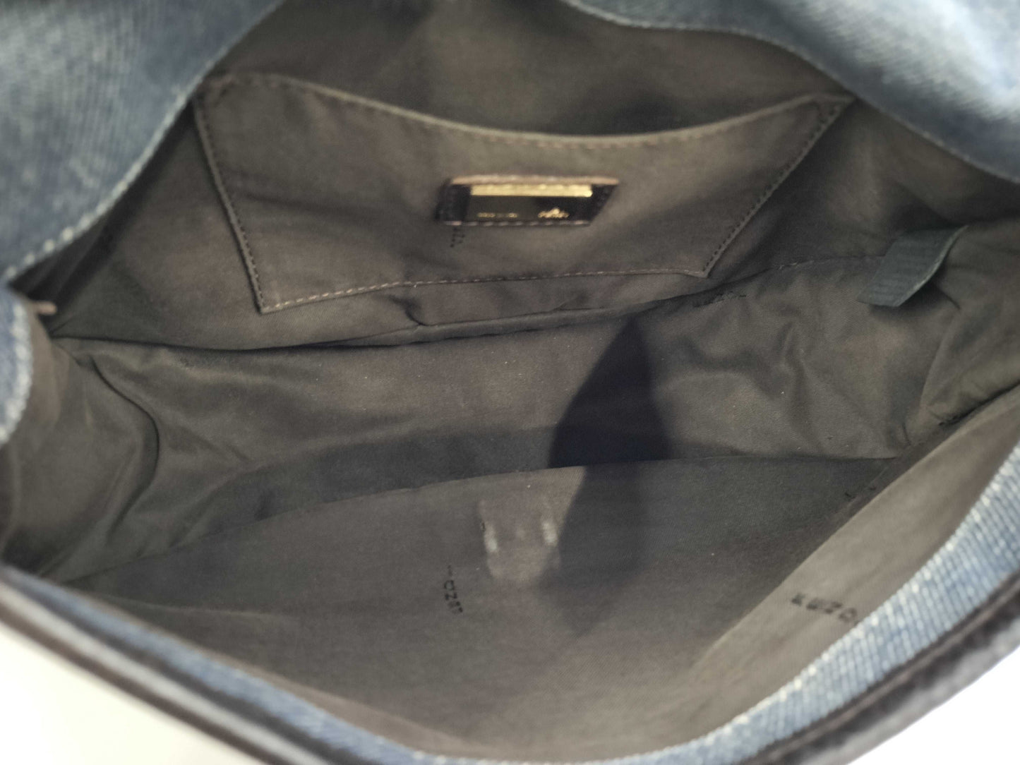 FENDI denim shoulder bag