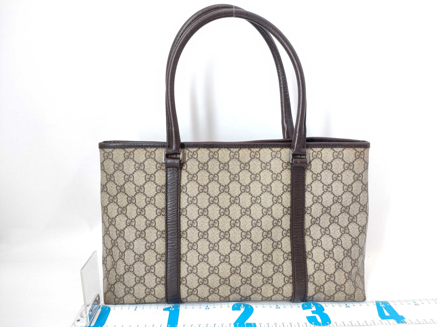 GUCCI GG Supreme Gucci PVC Tote Bag Handbag Shoulder Tote Bag
