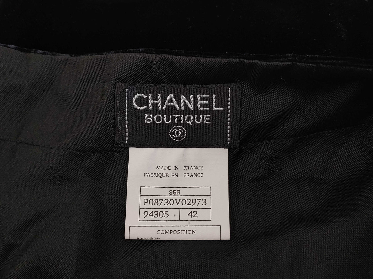 CHANEL Velour Set Gripoa 40 Other Apparel