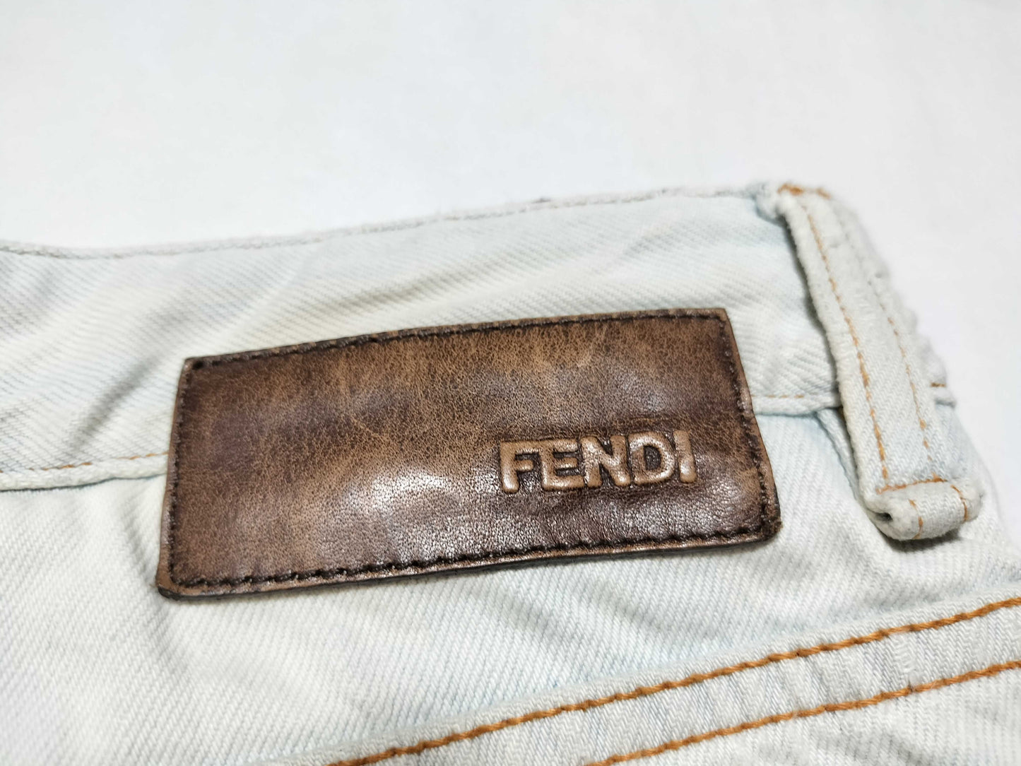 FENDI FENDI Fendi denim pants pants