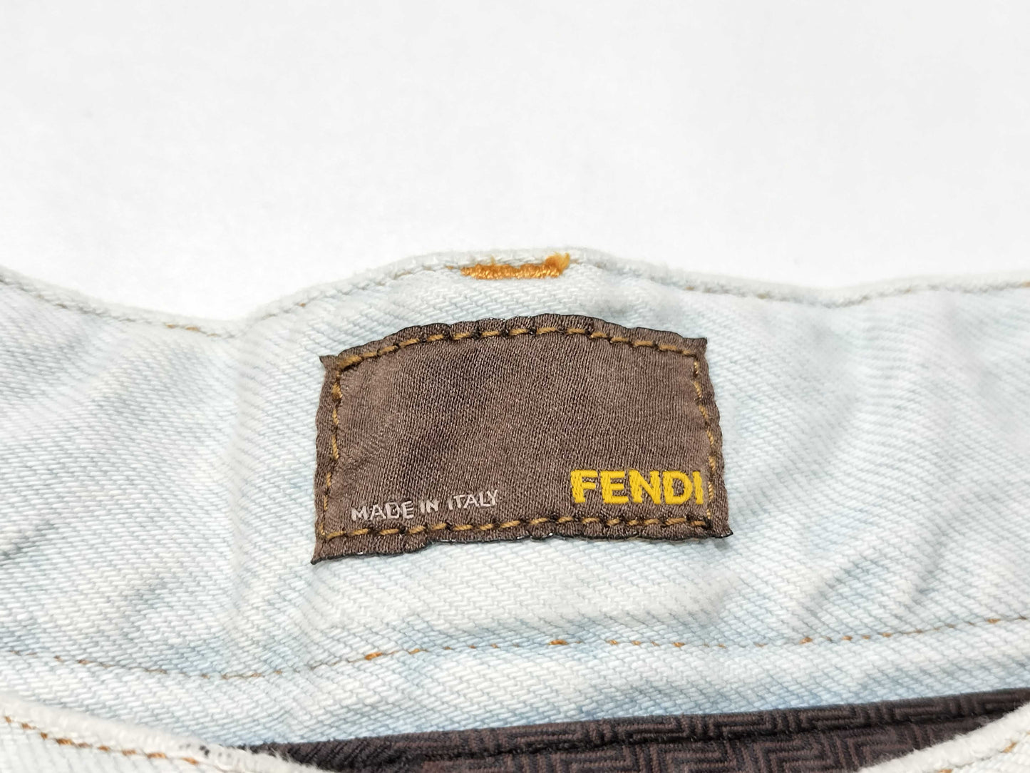 FENDI FENDI Fendi denim pants pants