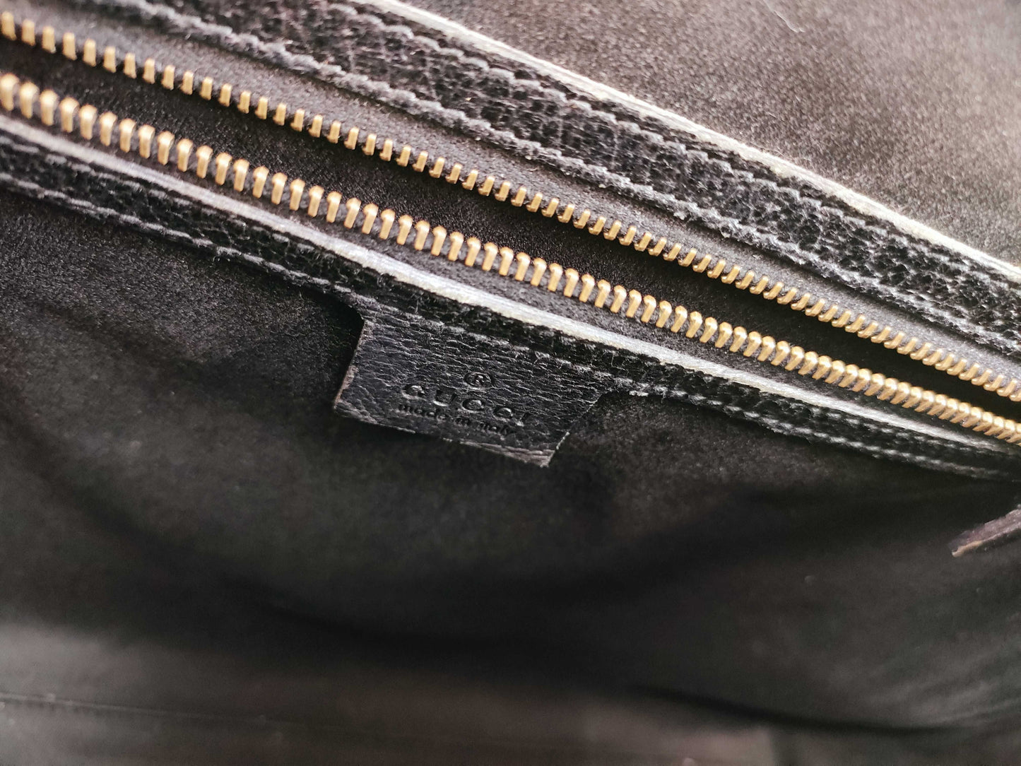 GUCCI GG Canvas Studded Tote Bag, Black, 120897
