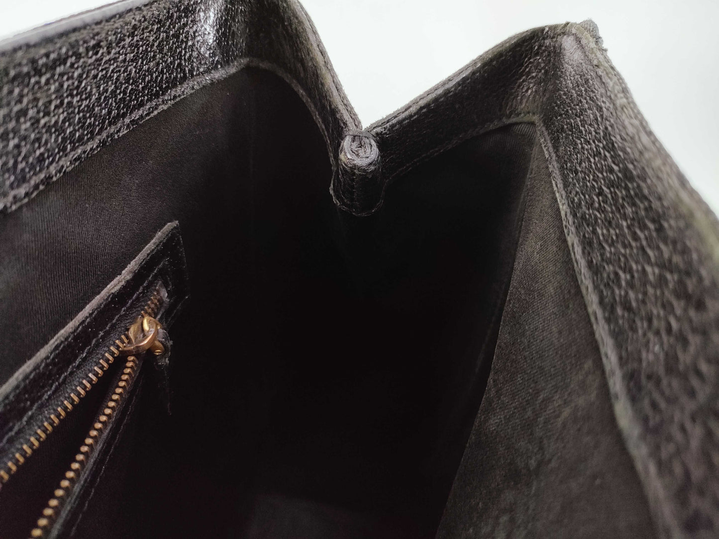 GUCCI GG Canvas Studded Tote Bag, Black, 120897