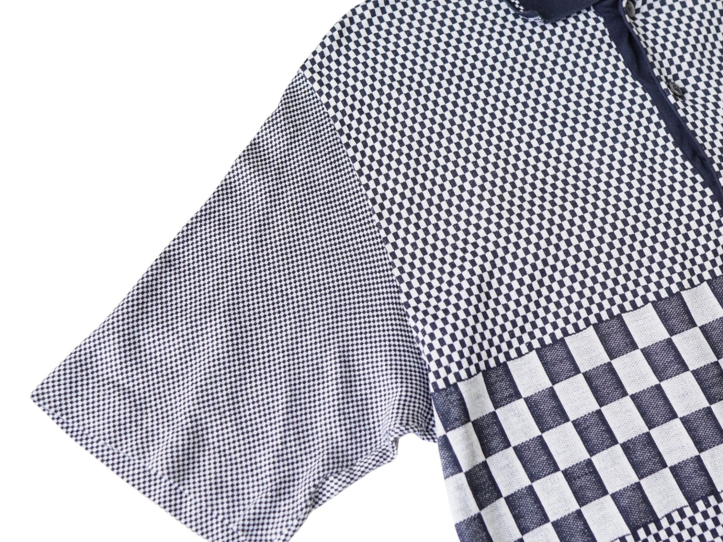 CELINE Short Sleeve Polo Shirt with C Logo, Made in Italy, Size M, Tops