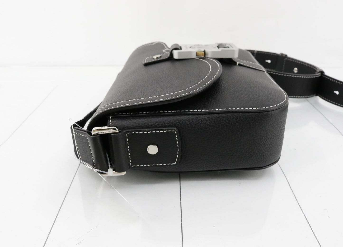 Dior Saddle Leather Black Shoulder Bag