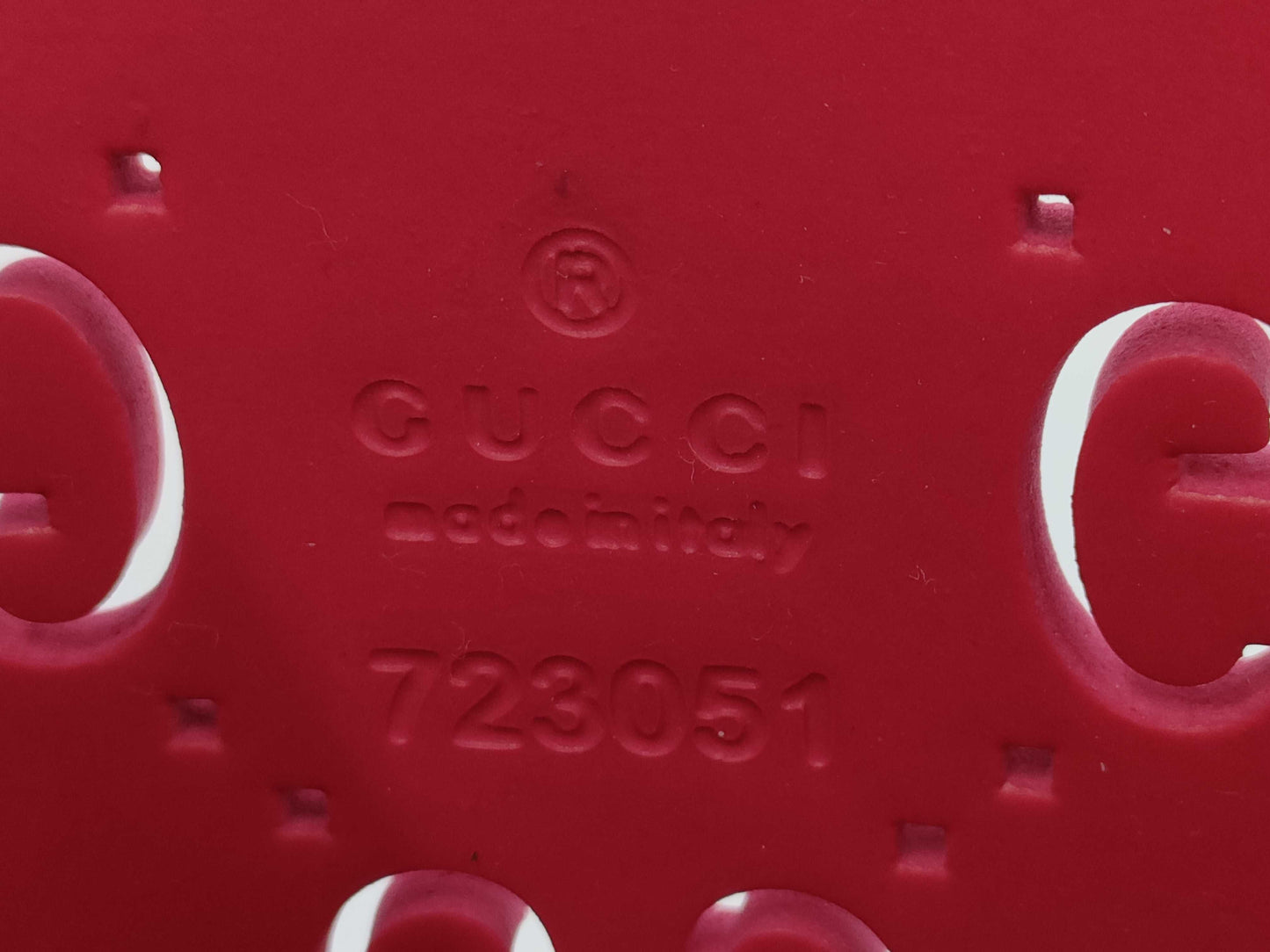 GUCCI Gucci Rubber Handbag