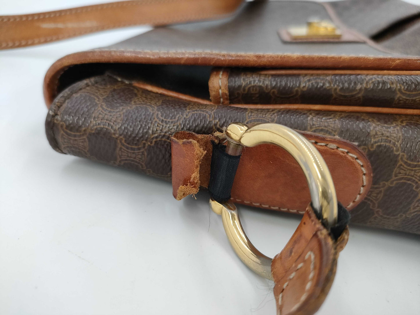 CELINE Macadam Shoulder Bag