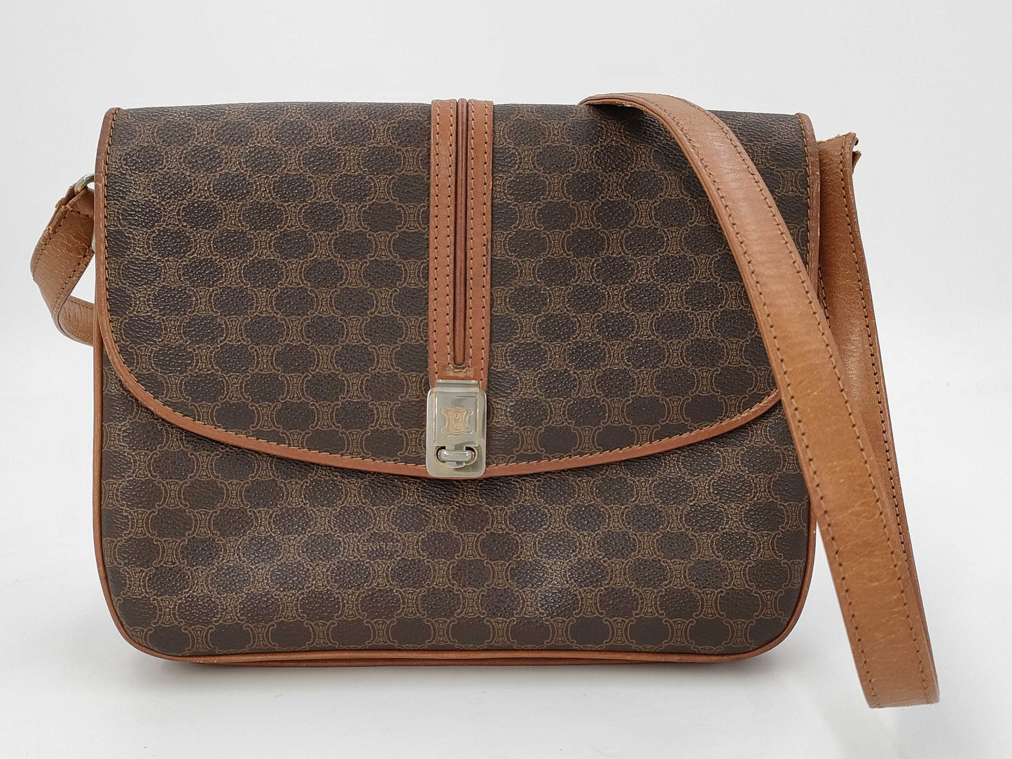 CELINE Macadam Shoulder Bag