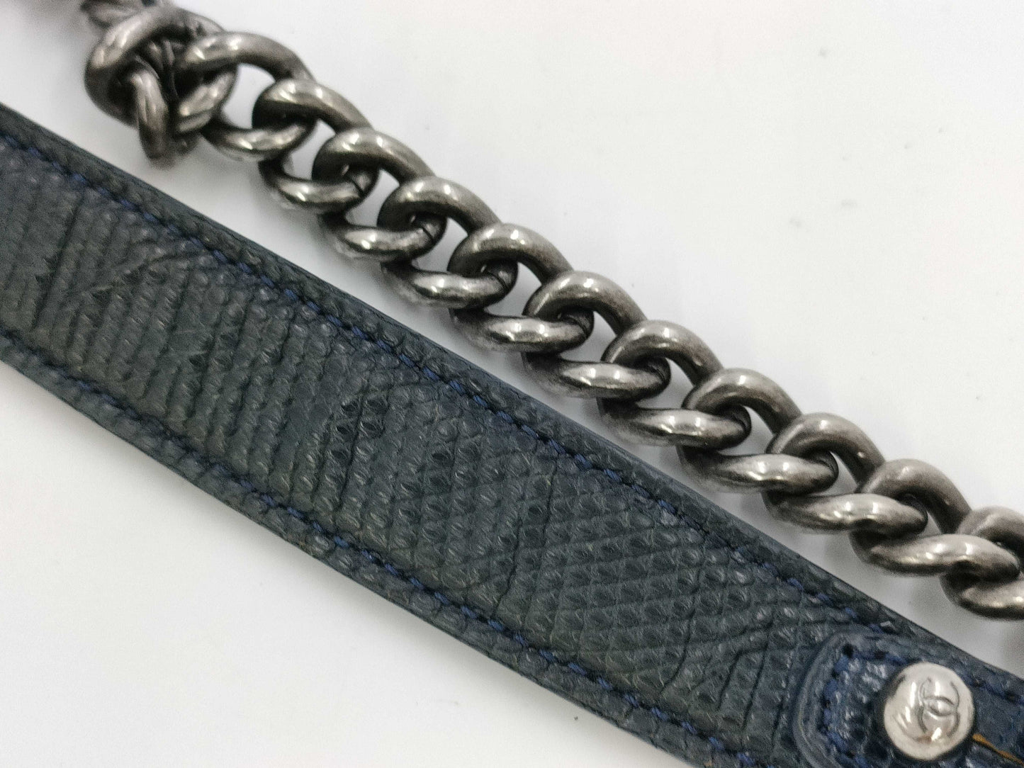 CHANEL Chanel Chain Shoulder Bag 2-Way Handbag Lizard Skin Shoulder Bag