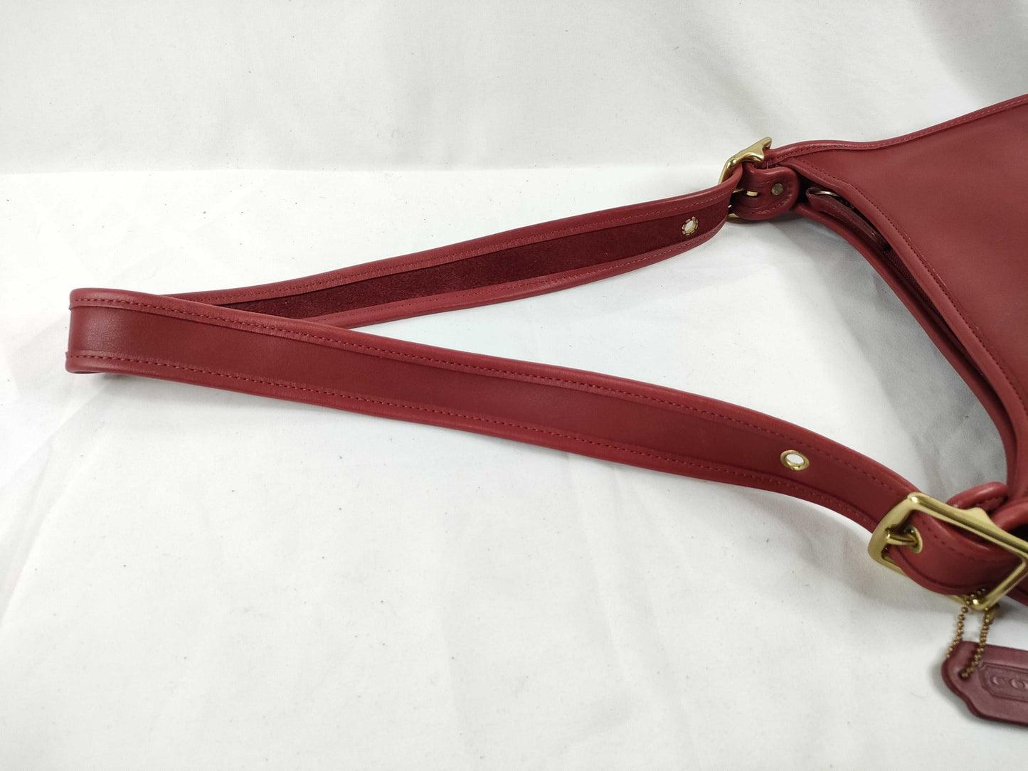COACH shoulder bag in red calf leather