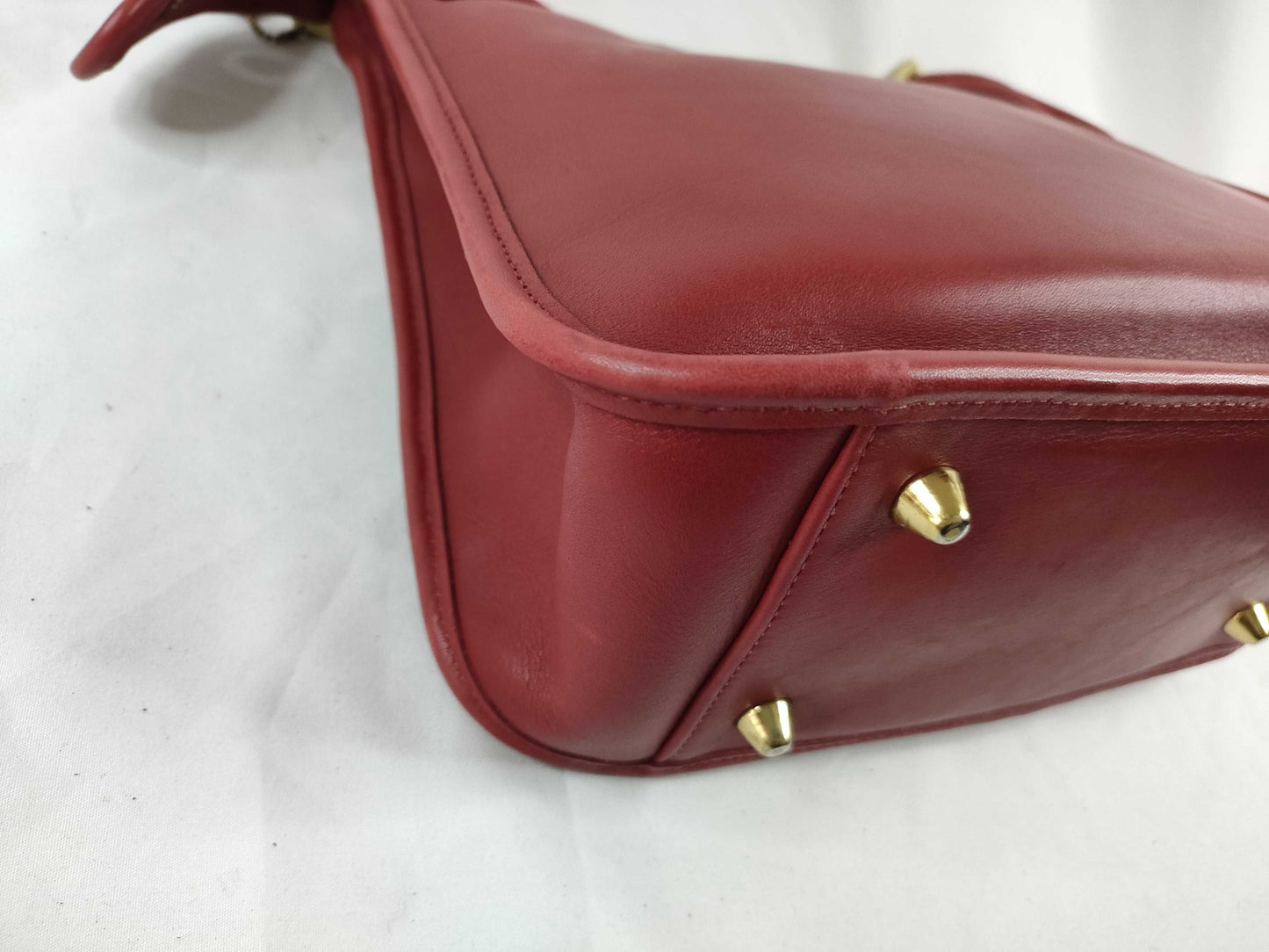 COACH shoulder bag in red calf leather